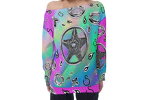 Load image into Gallery viewer, S Society Barbie x Unicorn x Angel Oversized Off-Shoulder Sweatshirt