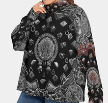 Load image into Gallery viewer, S Society Grand 3D Mix Turtleneck Knitted Sweater (Plus Size)
