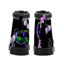 Load image into Gallery viewer, S Society Pearly Hearts Vegan Leather Boots