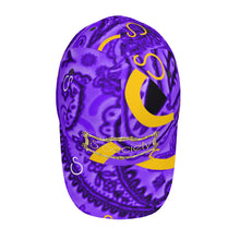Load image into Gallery viewer, S Society Cali X Purple + Gold Curved Brim Cap