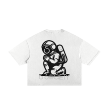 Load image into Gallery viewer, S Society Peace Astro x High Cross Vintage cut-out Frayed Boxy Tee