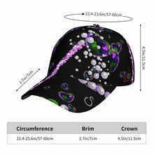 Load image into Gallery viewer, S Society Pearly Hearts Curved Brim Baseball Cap