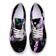 Load image into Gallery viewer, S Society Pearly Hearts Mesh Athletic Chunky Sneakers