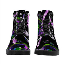 Load image into Gallery viewer, S Society Pearly Hearts Vegan Leather Boots