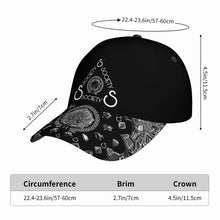 Load image into Gallery viewer, S Society Grand 3D Black Curved Brim Baseball Cap