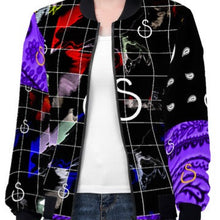 Load image into Gallery viewer, S Society Cali X Purple + Gold Smokey Chess Mix Unisex Bomber Jacket
