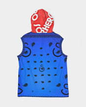 Load image into Gallery viewer, Superhero Society Blue Night Men's Heavyweight Sleeveless Hoodie