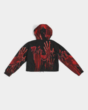 Load image into Gallery viewer, Superhero Society Spooky Love Women's Cropped Windbreaker