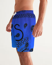 Load image into Gallery viewer, Superhero Society Blue Night Men's Swim Trunk
