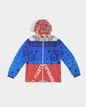 Load image into Gallery viewer, Superhero Society Blue Night Men's Windbreaker