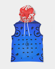 Load image into Gallery viewer, Superhero Society Blue Night Men's Heavyweight Sleeveless Hoodie