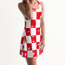 Load image into Gallery viewer, Superhero Society Red Diamond Women's Racerback Dress