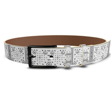 Load image into Gallery viewer, S Society OG Classic Leather Belt - white