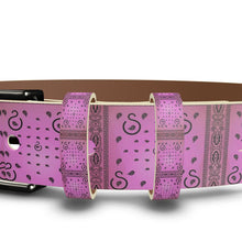 Load image into Gallery viewer, S Society Jazzmen Pink Leather Belt