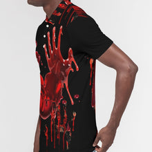 Load image into Gallery viewer, Superhero Society Spooky Love Men's Slim Fit Short Sleeve Polo