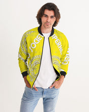Load image into Gallery viewer, Superhero Society Moody Gold-tone Men's Bomber Jacket