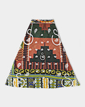 Load image into Gallery viewer, Superhero Society Culture Block Women's A-Line Midi Skirt