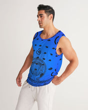 Load image into Gallery viewer, Superhero Society Blue Night Men's Sports Tank