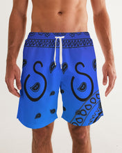 Load image into Gallery viewer, Superhero Society Blue Night Men's Swim Trunk