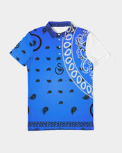 Load image into Gallery viewer, Superhero Society Blue Night Slim Fit Short Sleeve Polo