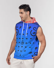 Load image into Gallery viewer, Superhero Society Blue Night Men's Heavyweight Sleeveless Hoodie