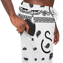 Load image into Gallery viewer, Superhero Society OG White Unisex Casual Joggers
