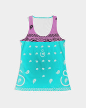 Load image into Gallery viewer, Superhero Society Neon Blue Women's Tank