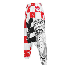 Load image into Gallery viewer, Superhero Society Red Diamond Mix Unisex Loose Trousers