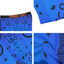 Load image into Gallery viewer, Superhero Society Blue Vibez Long Boxer Briefs
