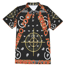 Load image into Gallery viewer, Superhero Society OG Classic Black Short Sleeve Polo Shirt W/ Button Closure