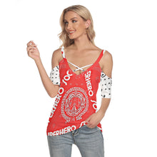 Load image into Gallery viewer, Superhero Society Sunny Days Cold Shoulder Shirt