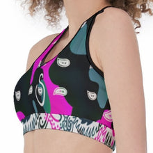 Load image into Gallery viewer, Superhero Society Pink Camouflage Mix Sports Bra