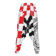 Load image into Gallery viewer, Superhero Society Red Diamond Mix Unisex Loose Trousers