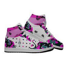 Load image into Gallery viewer, Superhero Society Jazzmen Pink Camouflage High Rocket Sneakers