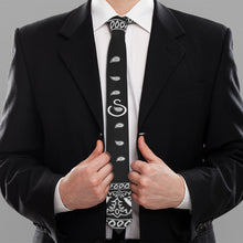Load image into Gallery viewer, S Society Classic Black Luxury Unisex Tie