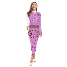 Load image into Gallery viewer, Superhero Society Jazzmen OG Women's Long-sleeved High-neck Jumpsuit With Zipper