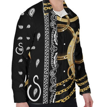 Load image into Gallery viewer, Superhero Society Gold Tears Mix Men's Long Sleeve Shirt