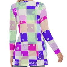 Load image into Gallery viewer, Superhero Society Summer Diamond Women's Side Split Long Shirt