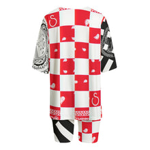 Load image into Gallery viewer, Superhero Society Red Diamond Mix Women's Short Sleave T-shirt Sets