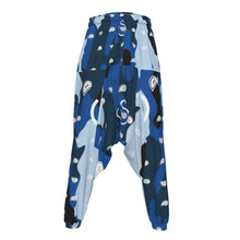 Load image into Gallery viewer, Superhero Society Wavey Blue Camouflage Unisex Loose Trousers