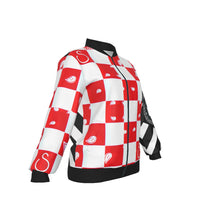 Load image into Gallery viewer, Superhero Society Red Diamond Mix Women's Everyday Jacket