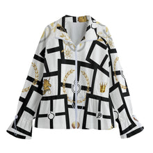 Load image into Gallery viewer, S Society Imperial Gold Women's Lapel Collar Jacket