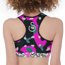 Load image into Gallery viewer, Superhero Society Pink Camouflage Mix Sports Bra