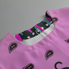 Load image into Gallery viewer, Superhero Society Jazzmen Pink Women's Flax Round Neck Shirt