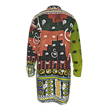 Load image into Gallery viewer, Superhero Society Culture Block Unisex Stand-up Collar Long Shirt