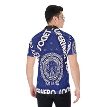 Load image into Gallery viewer, Superhero Society OG Wild Blue Short Sleeve Shirt