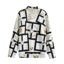Load image into Gallery viewer, S Society Imperial Gold Unisex Lapel Collar Sweater
