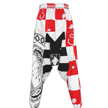Load image into Gallery viewer, Superhero Society Red Diamond Mix Unisex Loose Trousers