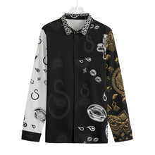 Load image into Gallery viewer, S Society Grand 3D x Foggy Angel Mix Cotton poplin Lapel Collar Shirt