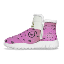 Load image into Gallery viewer, Superhero Society Jazzmen Pink Women's Zip-up Snow Boots